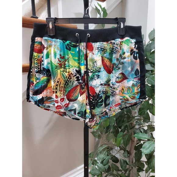 Shift Women's Multicolor 100% Rayon Mid Rise Comfort Waist Skort Size X-Large - Picture 1 of 16